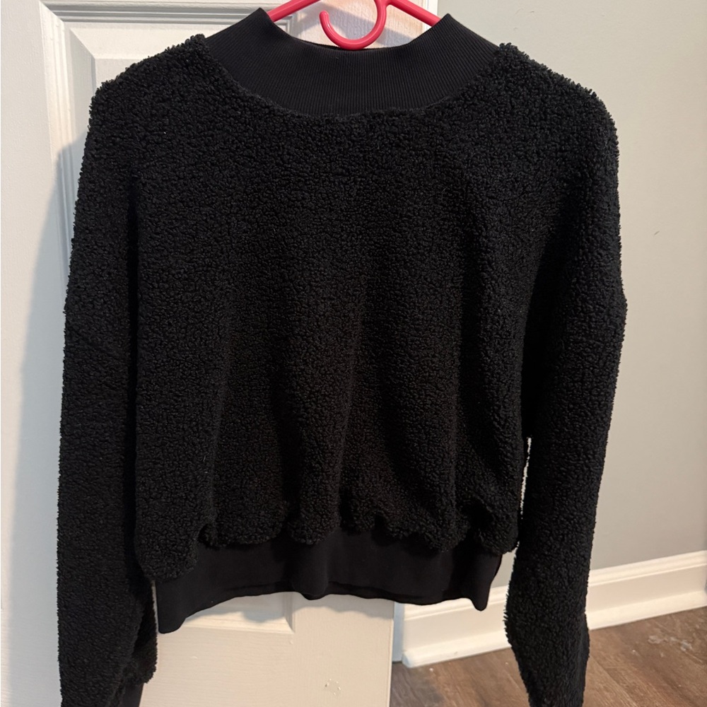 Fabletics Black Fleece Pullover